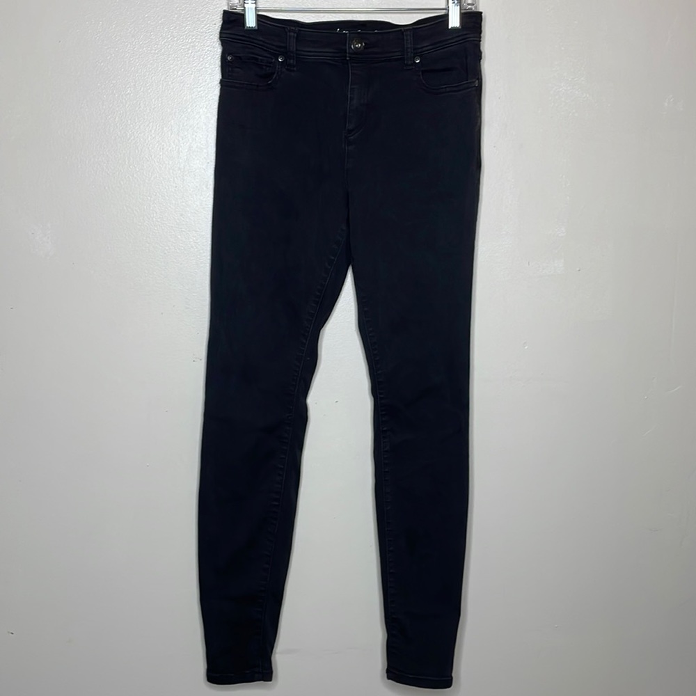 INC Jeans Black SKINNY LEG Regular Fit 5 Pocket Stretchy Normcore Comfortable 10